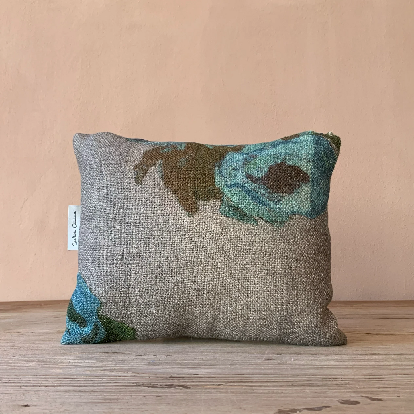 Carlotta Oddone Linen Rosemary Sweets Throw Pillow