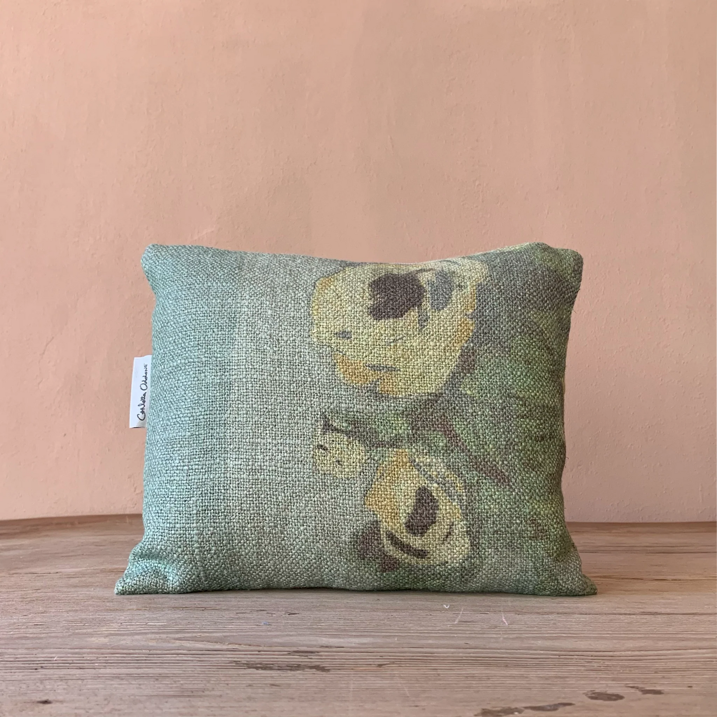 Carlotta Oddone Linen Rosemary Sweets Throw Pillow
