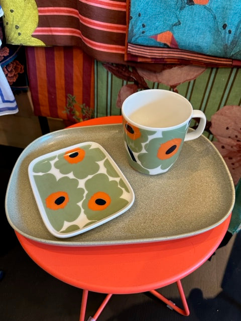 Marimekko Sage Stoneware Serving Platter