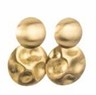 Sibilia Island Earrings Sm Brass