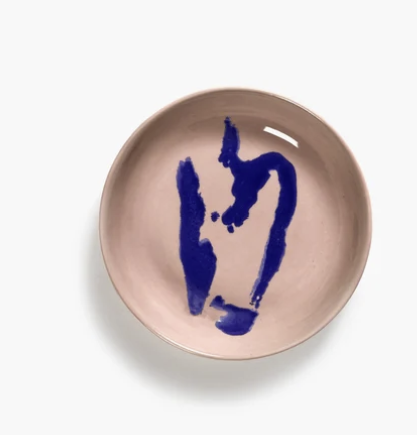 Ottolenghi Dish Pink Dish with Abstract Pepper