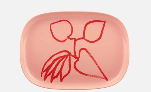 Marimekko Pink Radish Serving Platter