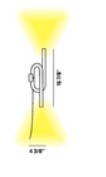 FOSCARINI TOBIA WALL SCONCE WITH PLUG