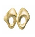 Sibilia Sculptural Studs Brass