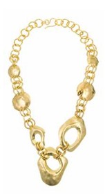 Sibilia Sculptural Necklace Brass