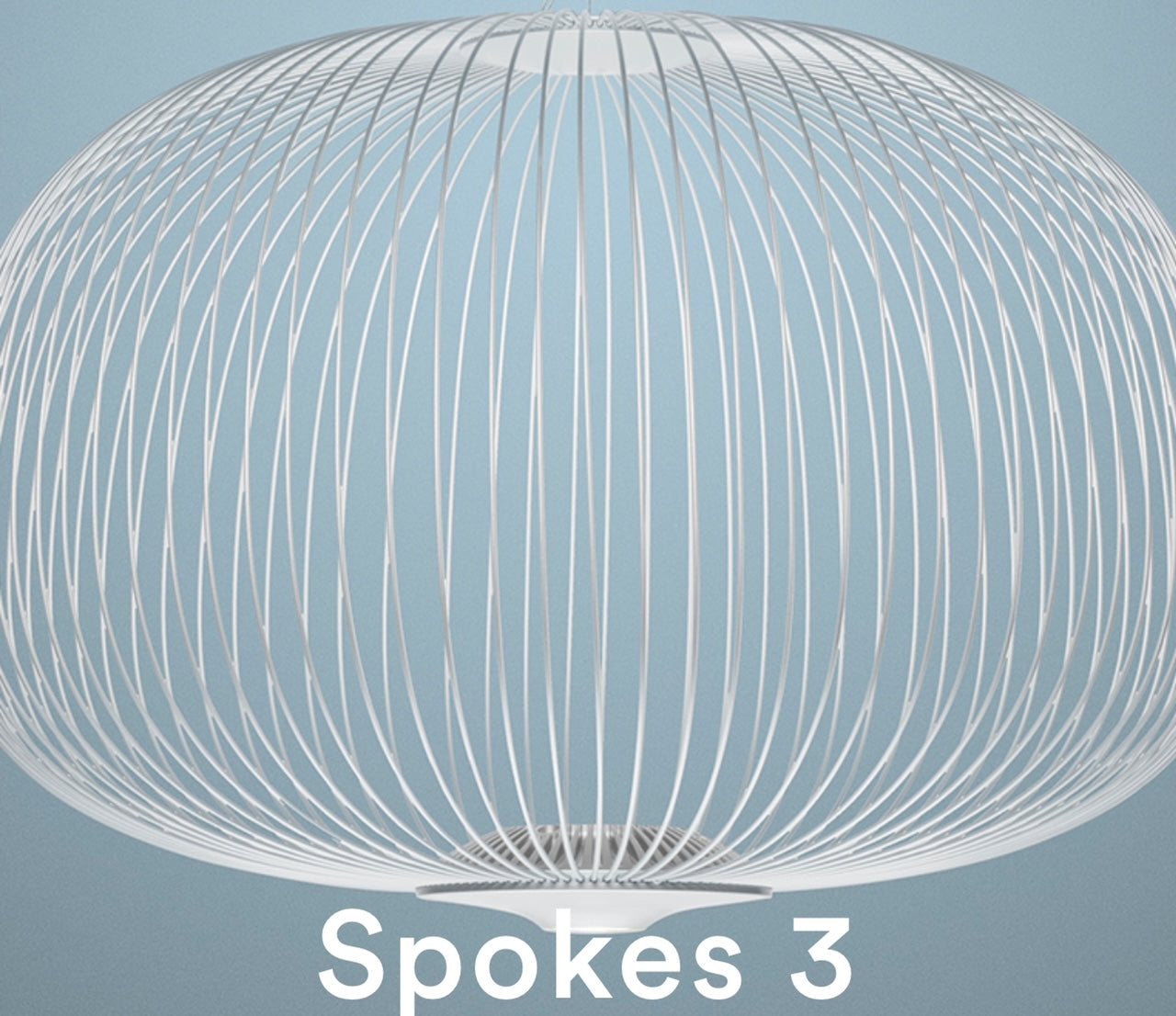 Spokes 3 Hanging SUSPENSION Light Fixture 120V