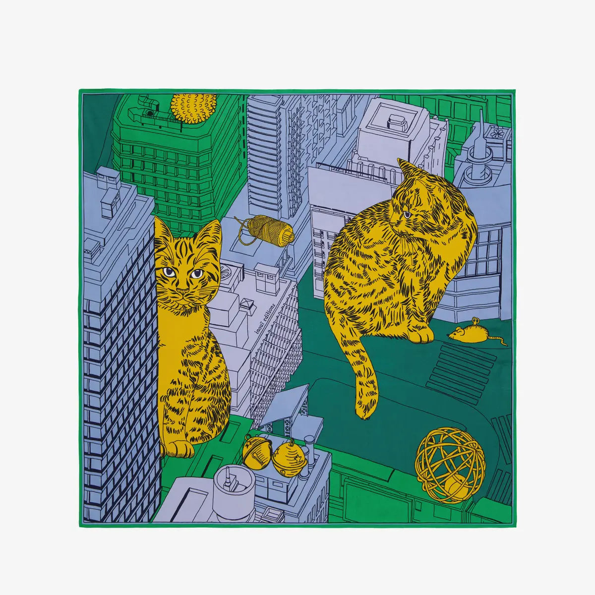 Inoui Editions Square Silk Scarf 65cm