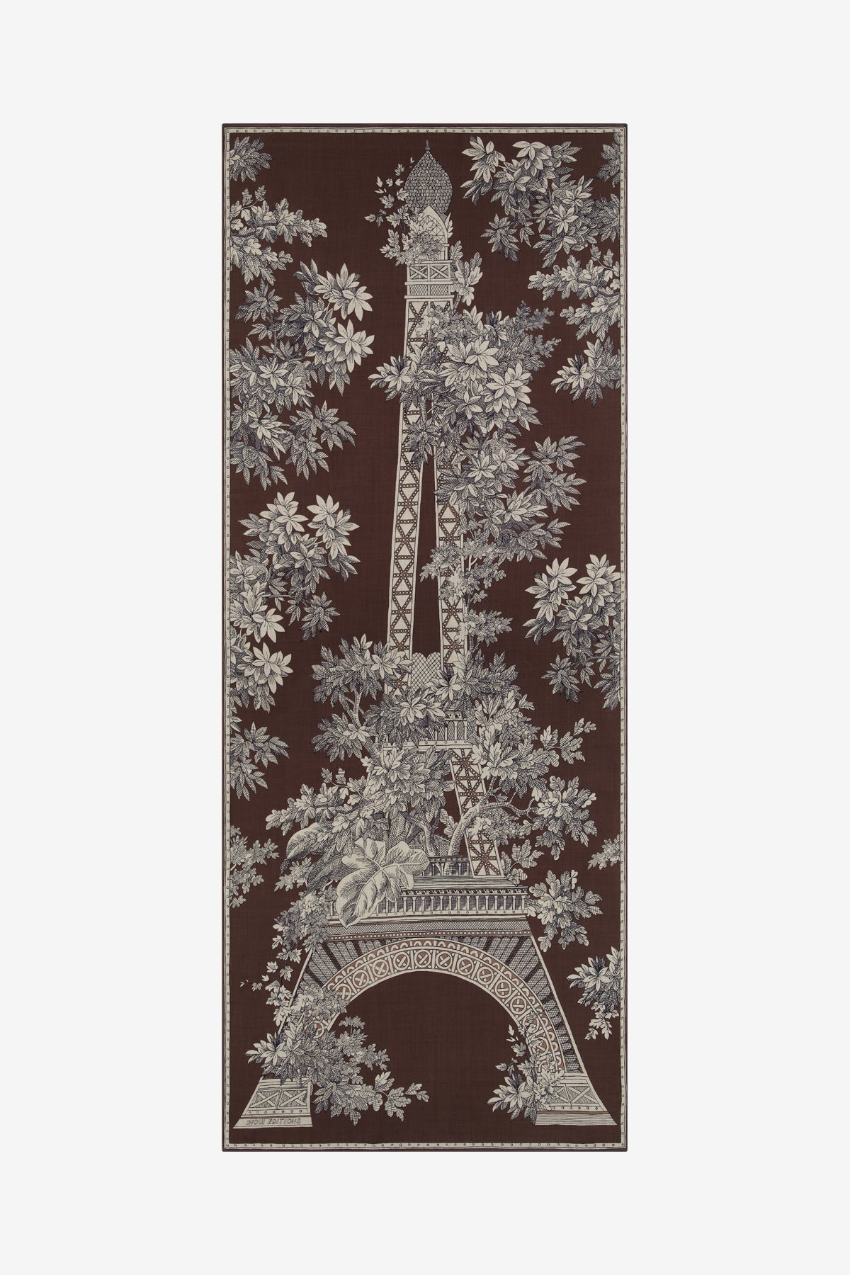 Inoui Editions Tour Eiffel 1889 Wool Scarf