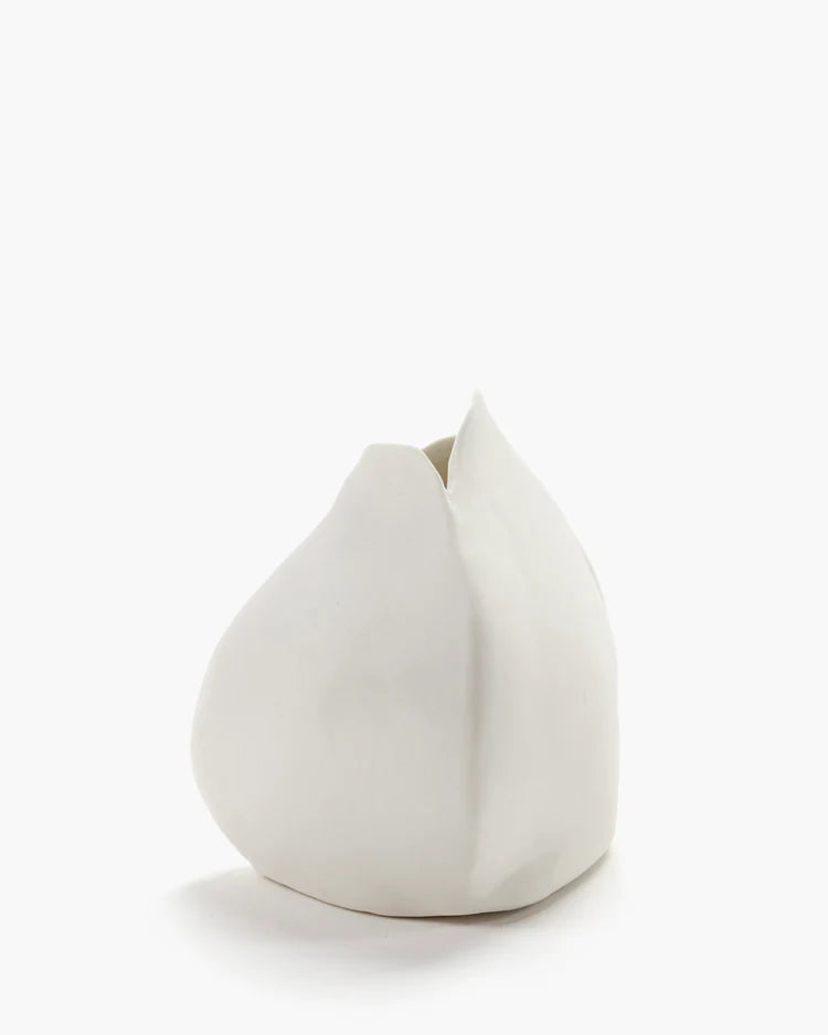 Serax Roos Van de Velde White Porcelain Bud Vase