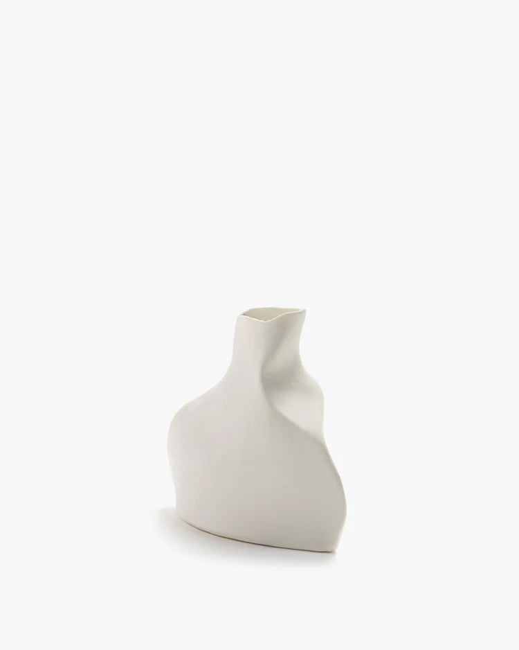 Serax Roos Van de Velde White Porcelain Bud Vase