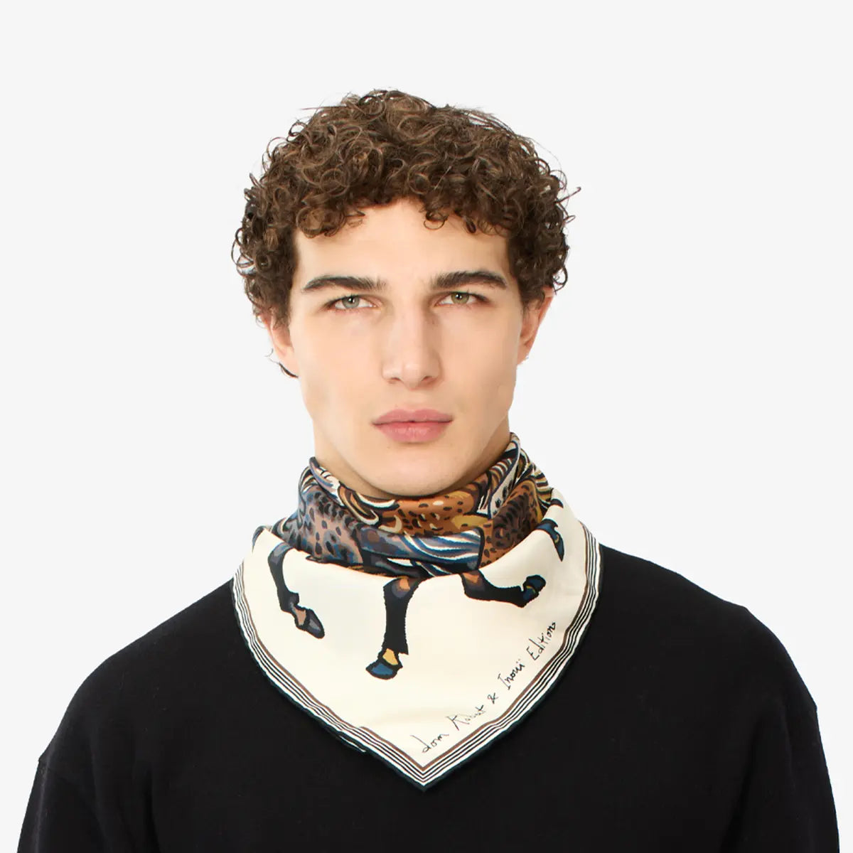 Inoui Editions Square Silk Scarf 70cm