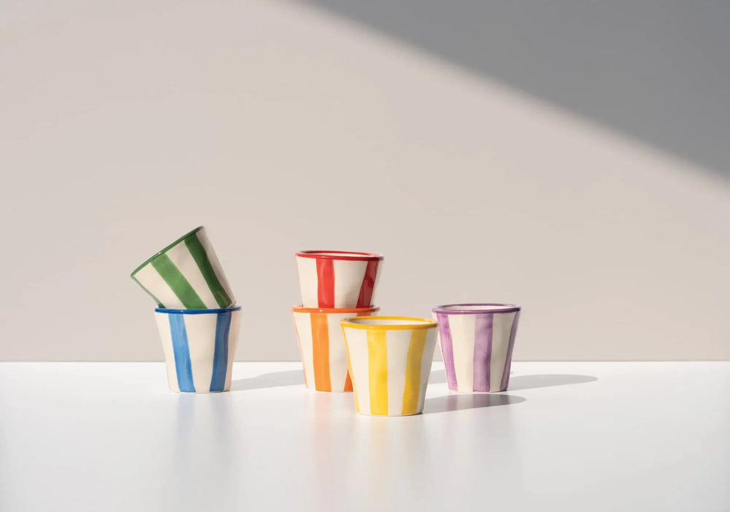 Lido Righe Espresso Shot Cups (Assorted Set of 6)