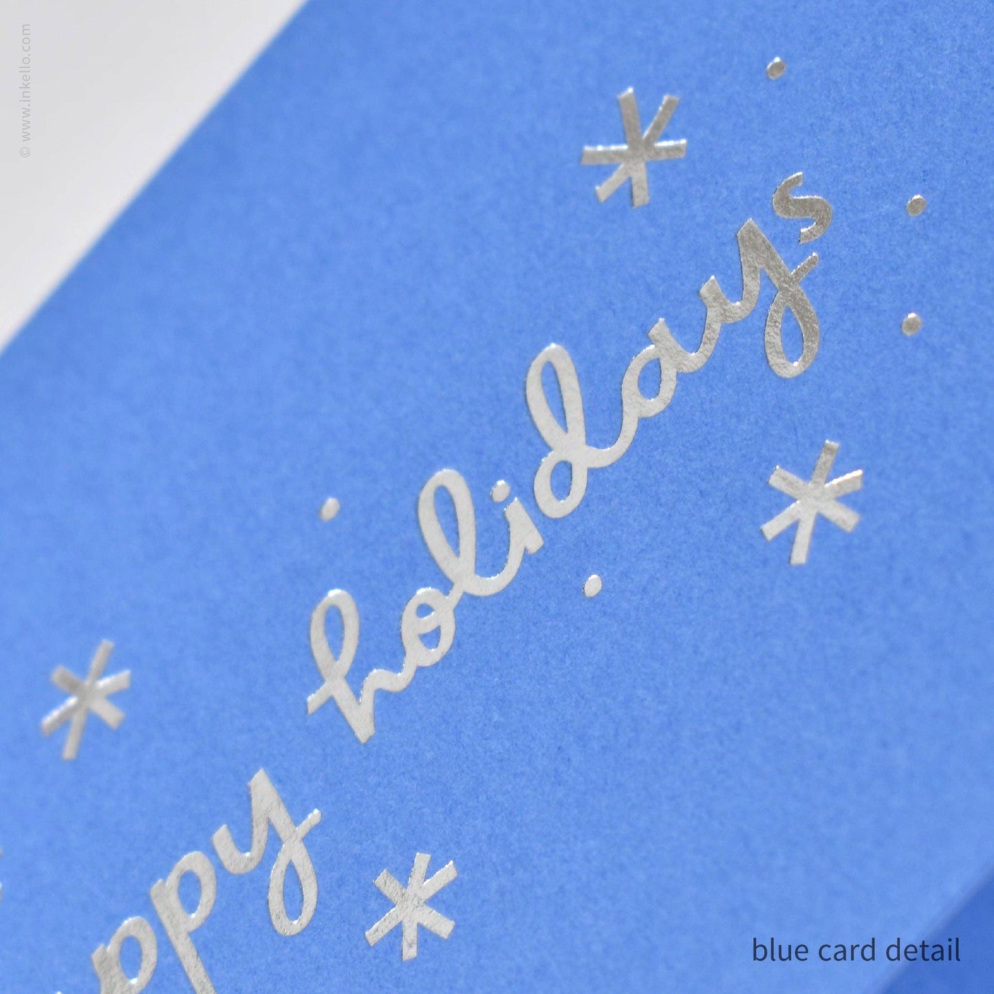 Happy Holidays Silver Snowflakes Cards (#579)
