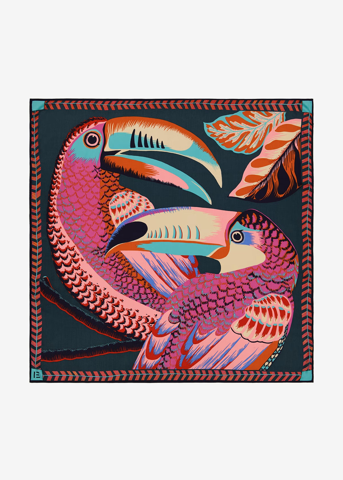 Inoui Editions Square Silk Scarf 65cm