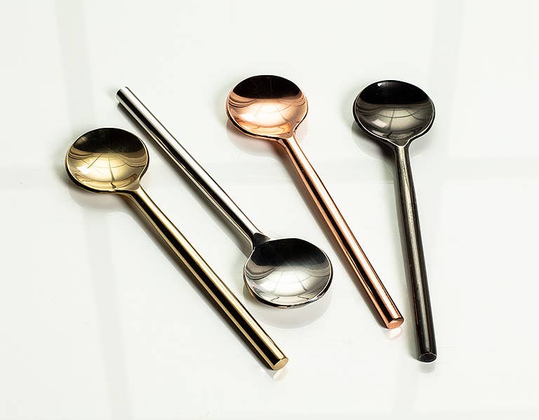 Modern Copper Spoon 4.5" L
