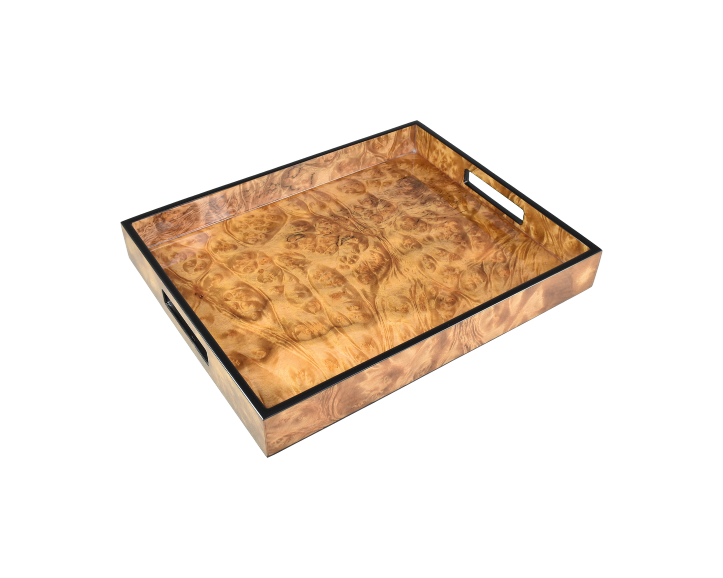 Walnut Burl Lacquered Tray