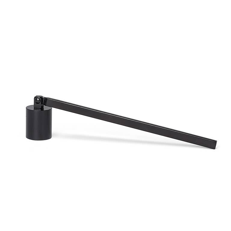 Matte Black Modern Candle Snuffer 6.5" L