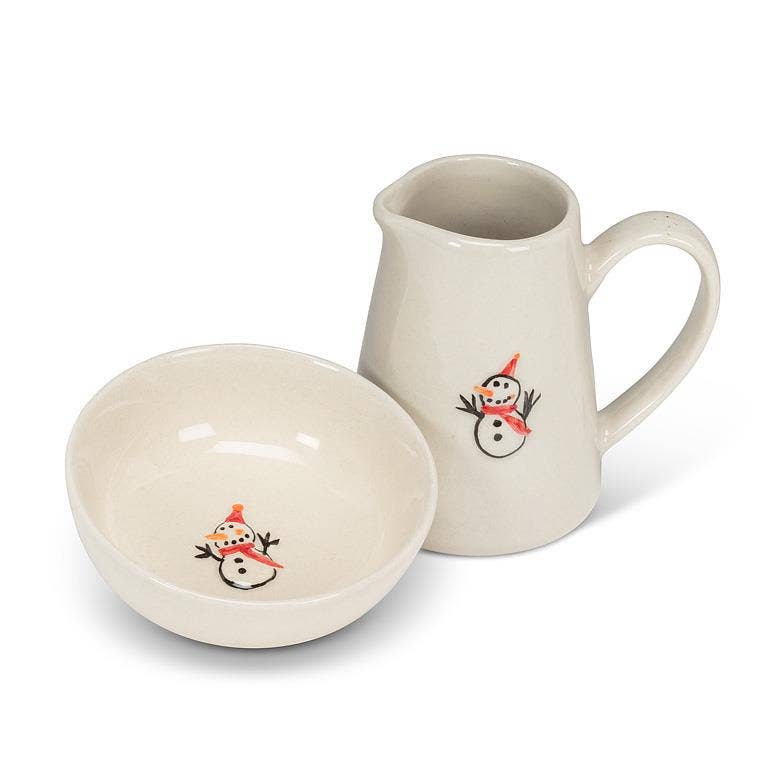 Mini Bowl with Snowman 3"D