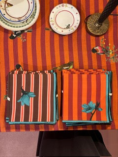 Carlotta Oddone Linen Printed Napkins