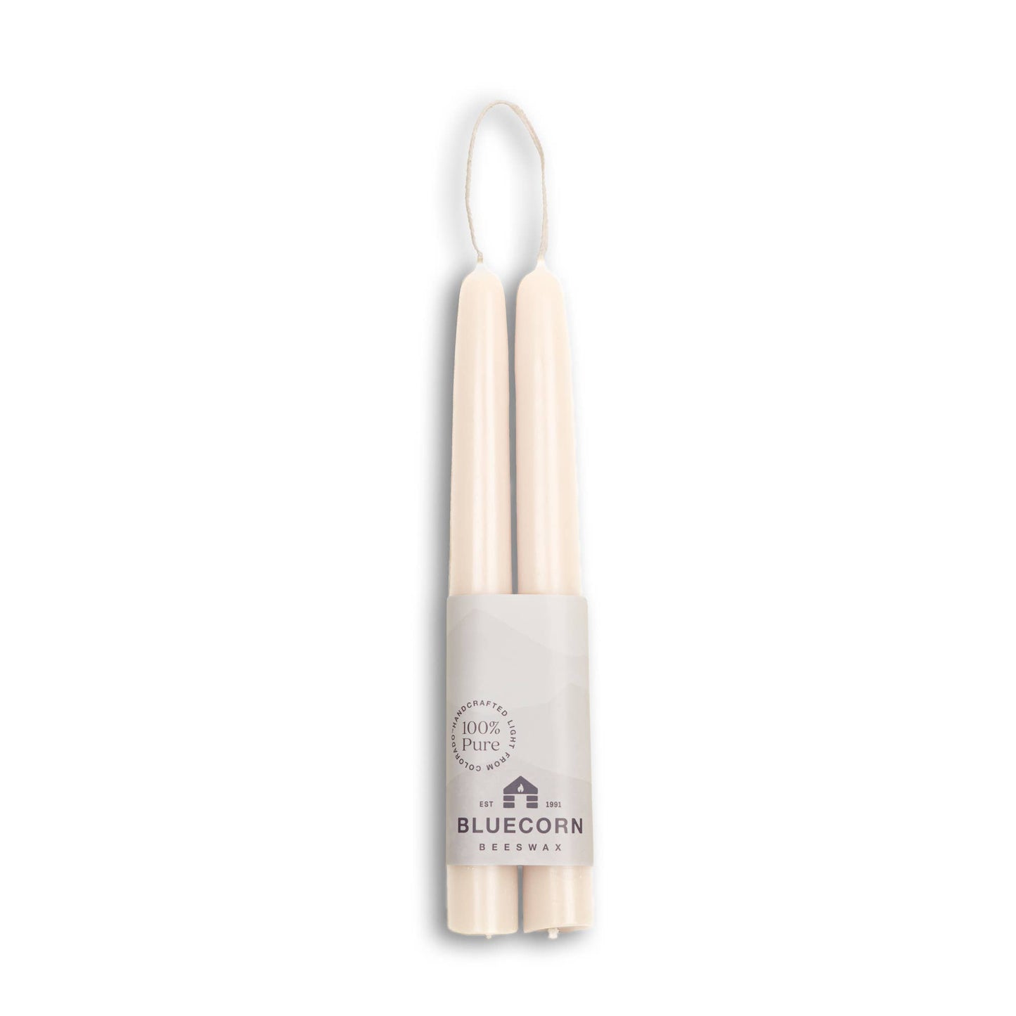 Beeswax Taper Candles Bluecorn