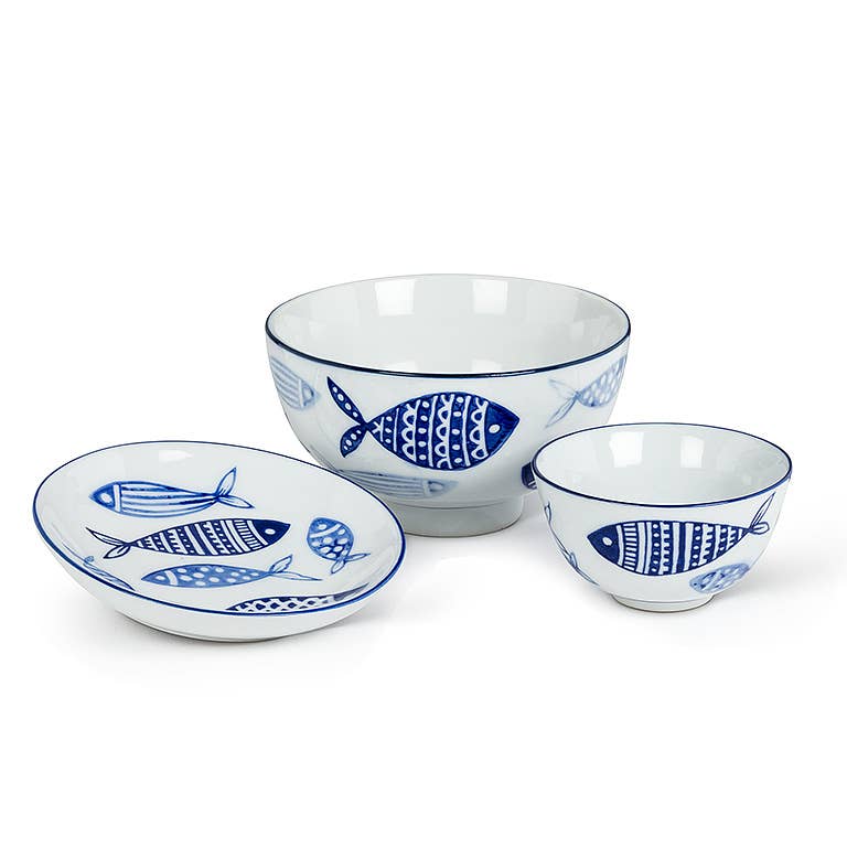 Small Fish Dip/Sauce Bowl 3" D