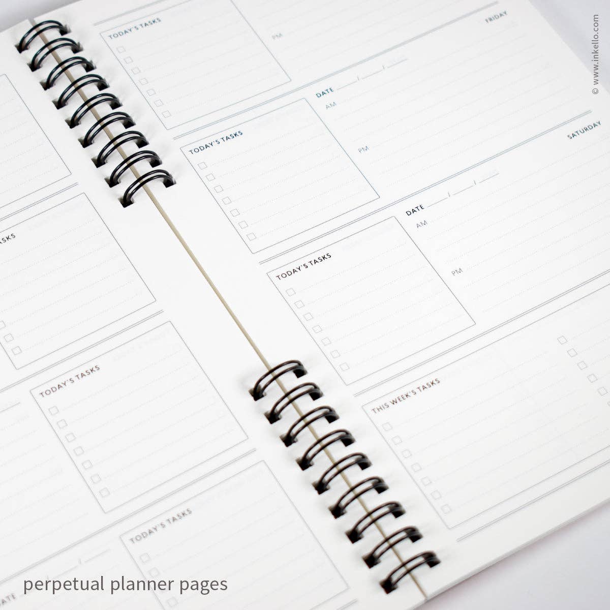 Big Burst Weekly Planner with Chartreuse Cover + Black Ink