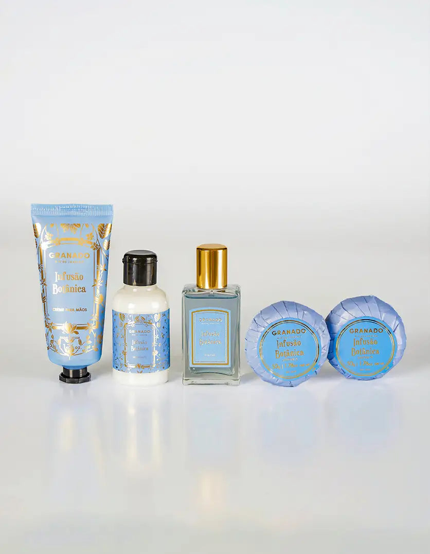Granado Infusao Botanica Suitcase Kit: Body Lotion, Bar Soaps, EDP, Hand Cream