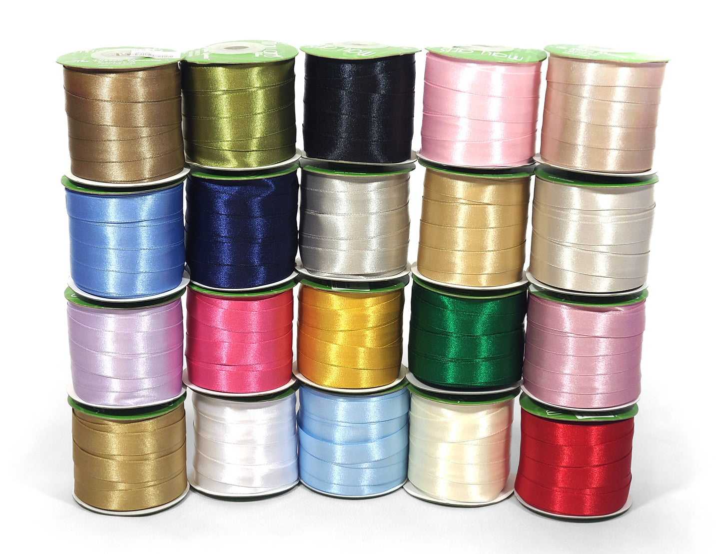 ~5/8"Luster Double Face Satin Ribbon, Light Blue