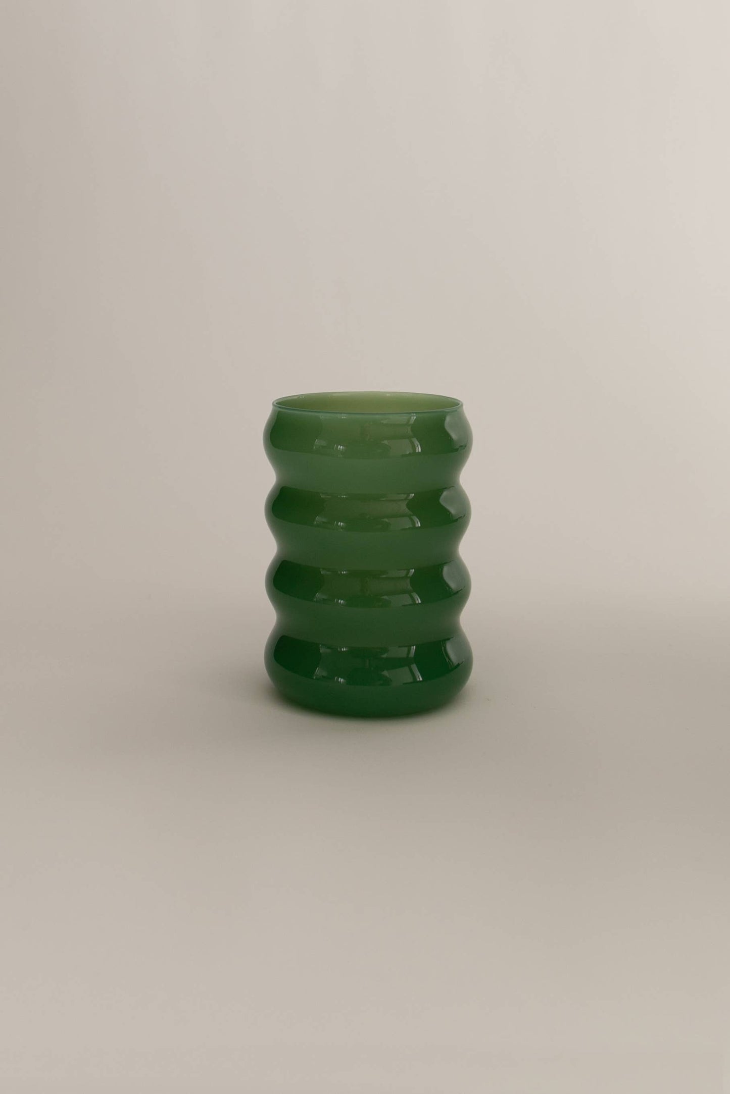 Opaque Ripple Cup, Jade