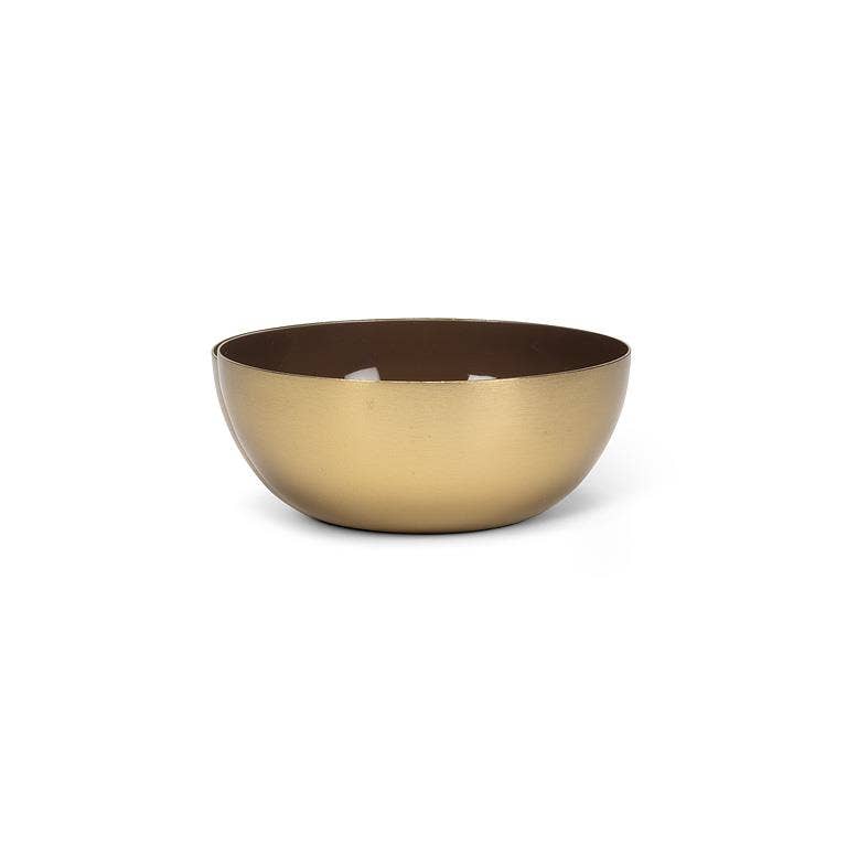 Mini Enamel Bowl Dark Brown 4"D