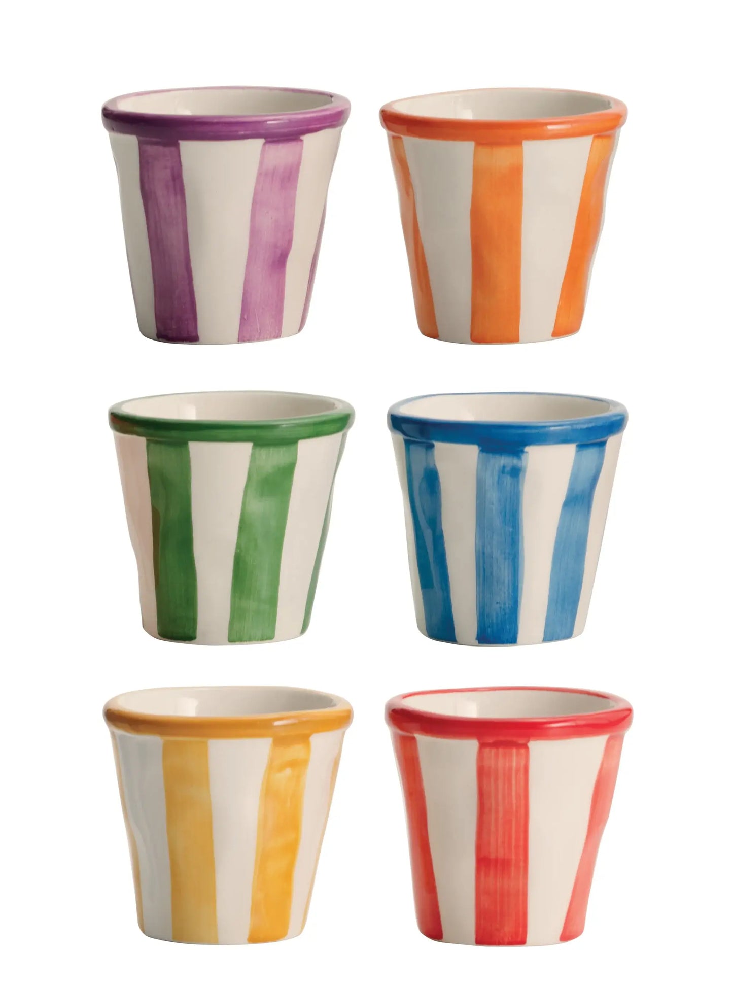 Lido Righe Espresso Shot Cups (Assorted Set of 6)