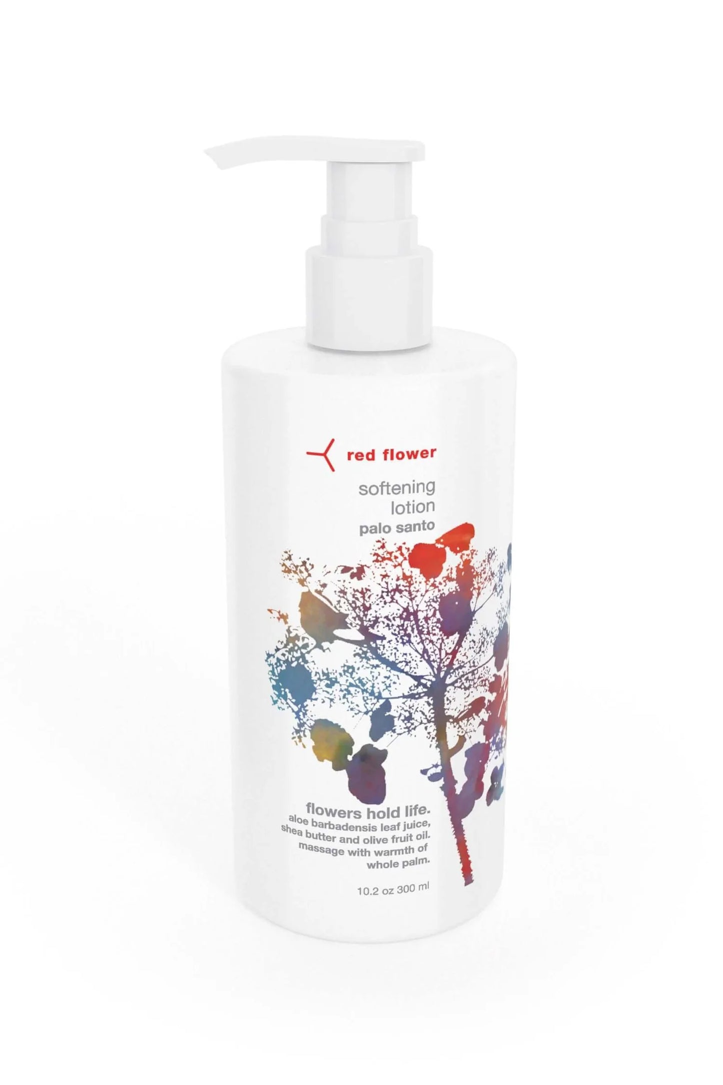 Red Flower Softening Lotion 10 oz