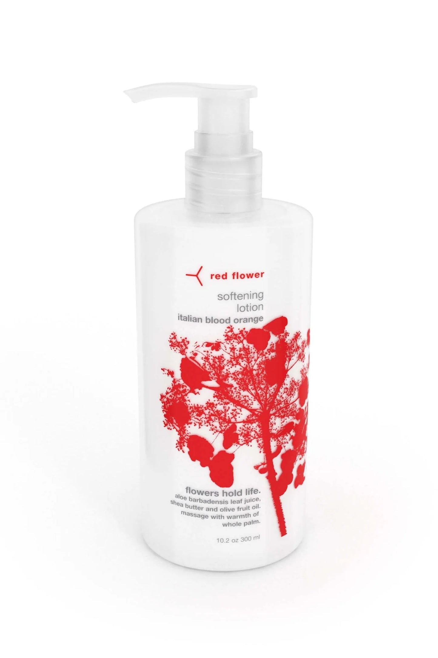 Red Flower Softening Lotion 10 oz