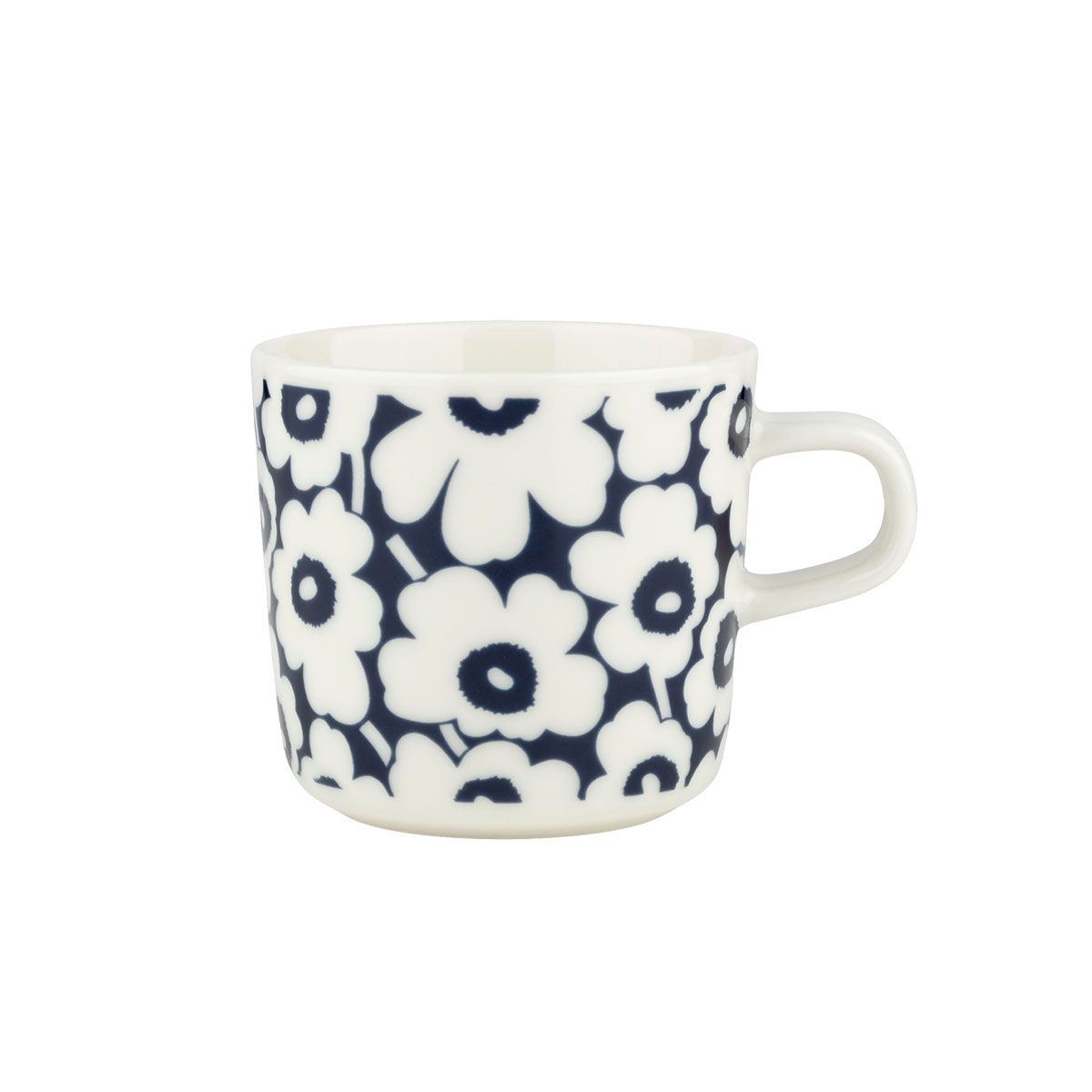 Marimekko Navy Pikkuinen Unikko 2 DL Small Mug