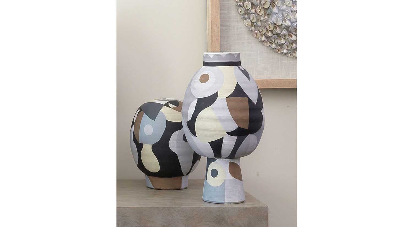 JY Tall Ceramic Patterned Vase