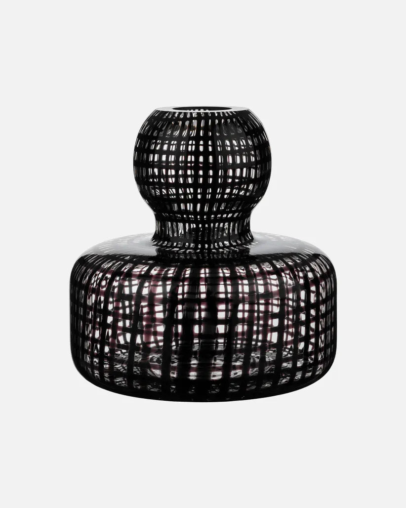 Marimekko Black Filigree Flower Vase