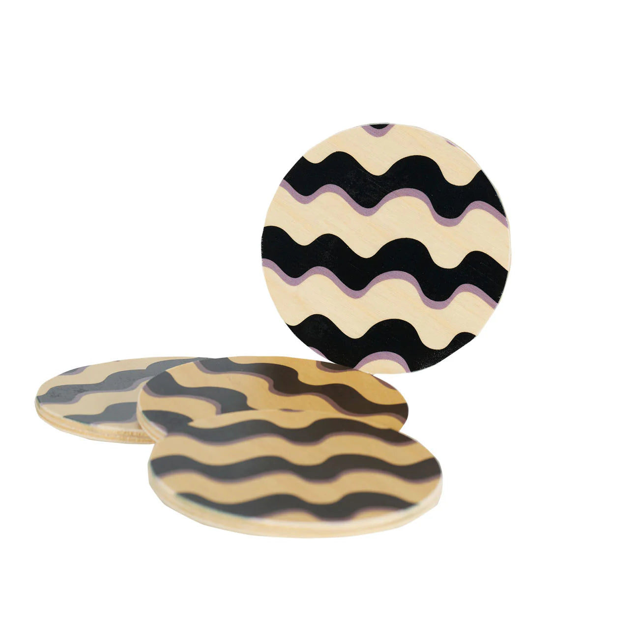 Wolfum Round Coasters