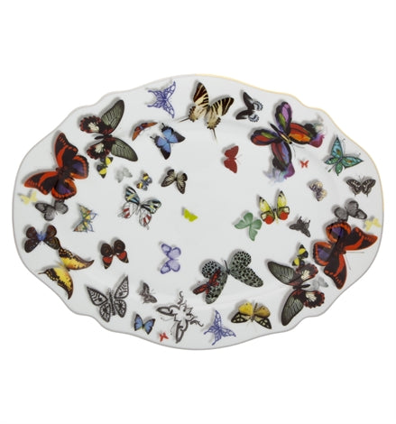 Christian LaCroix Butterfly Parade Small Oval Platter