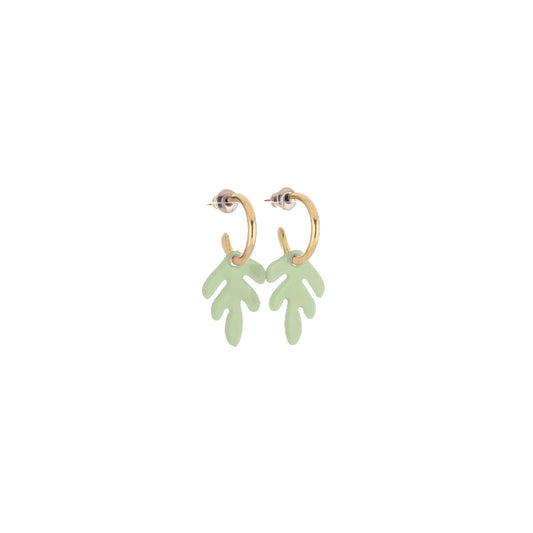 Sibilia Fern Hoop Earrings