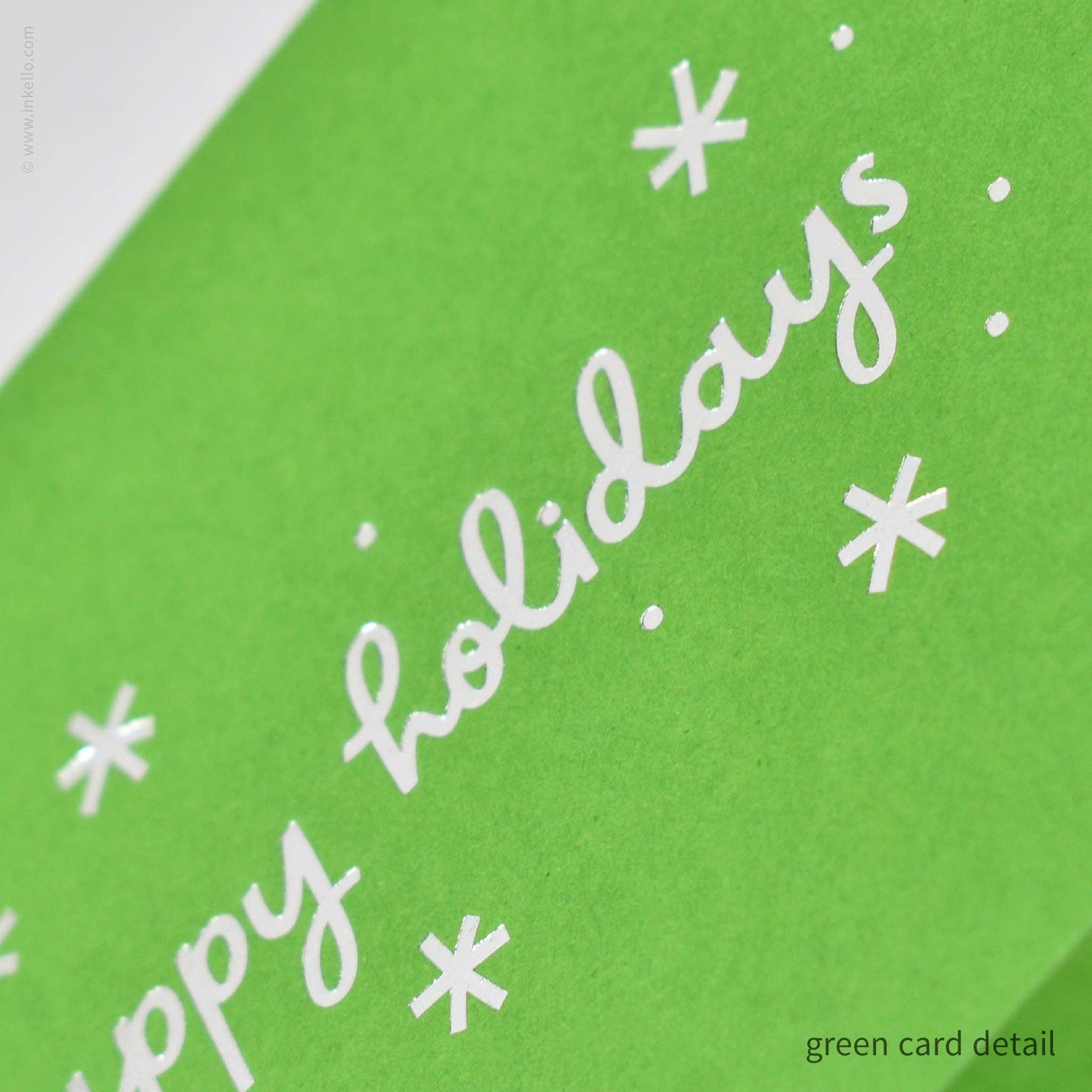 Happy Holidays Silver Snowflakes Cards (#579)