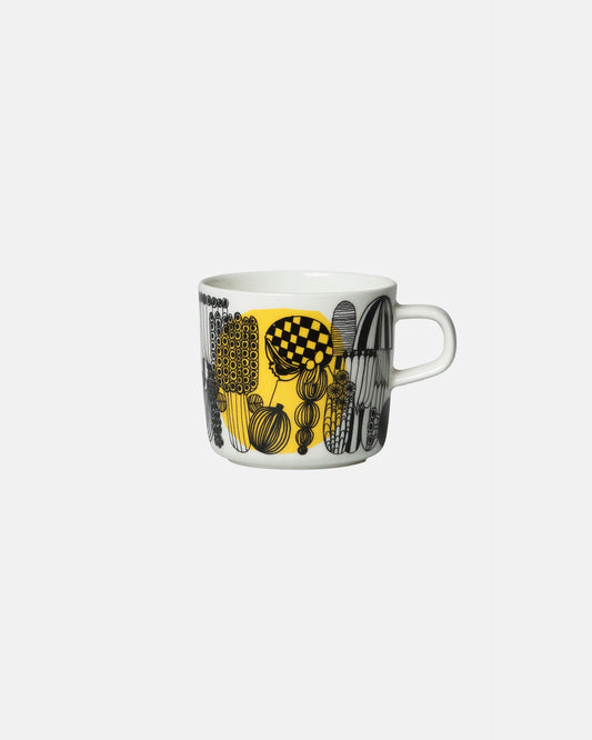 Marimekko Small Coffee Mug 2 DL Pattern City Garden