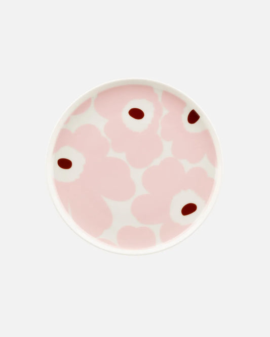 Marimekko Breakfast Plate Pink Unikko 8"