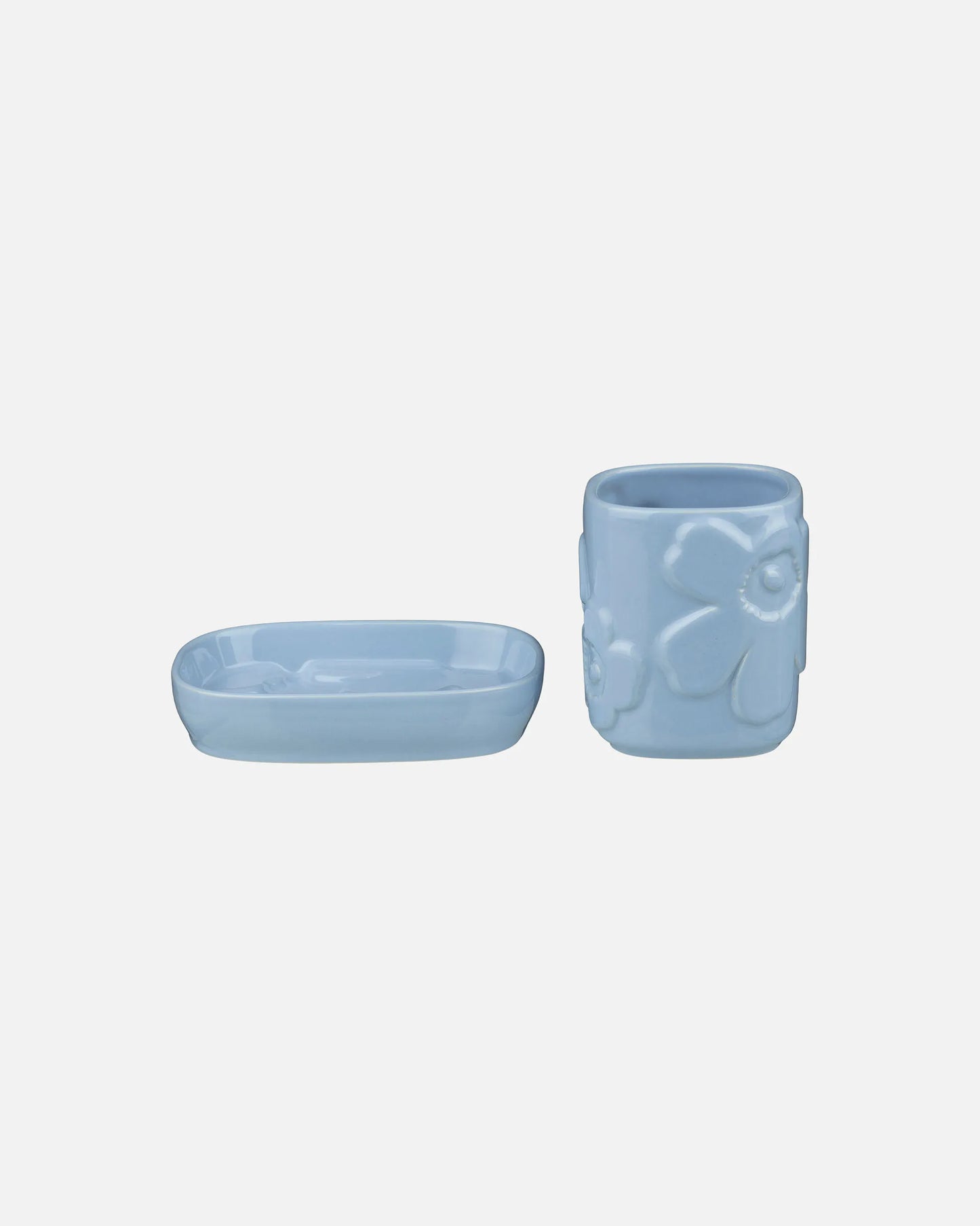 Marimekko Pale Blue Bathroom Accessory Set