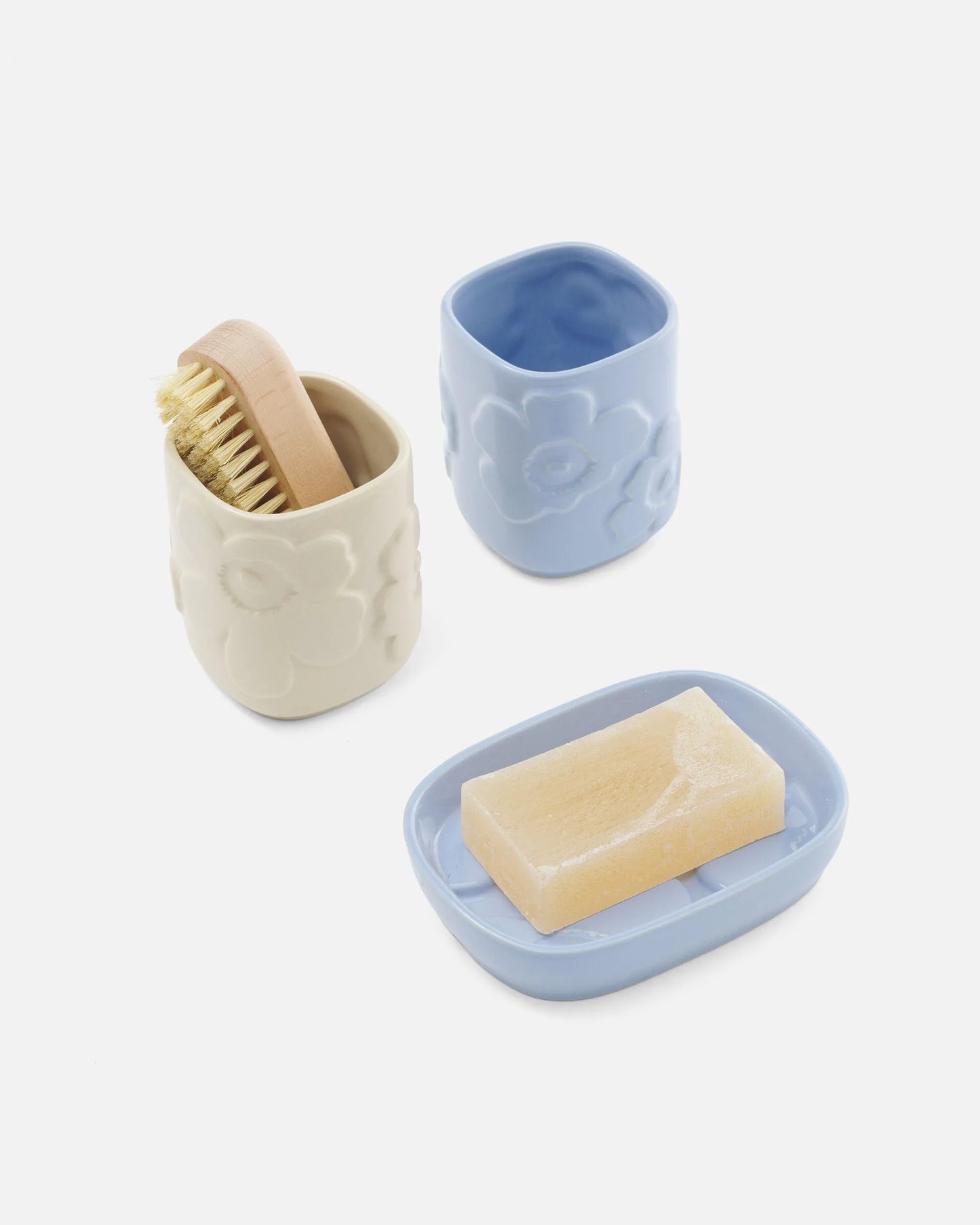 Marimekko Pale Blue Bathroom Accessory Set