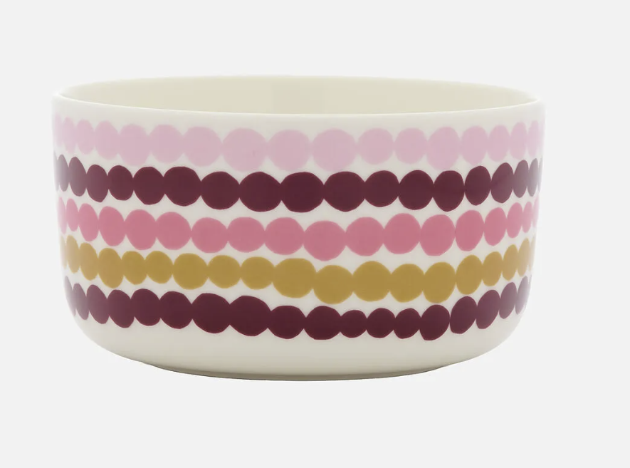 Marimekko Pink Dots Bowl SIIRTOLAPUUTHRA