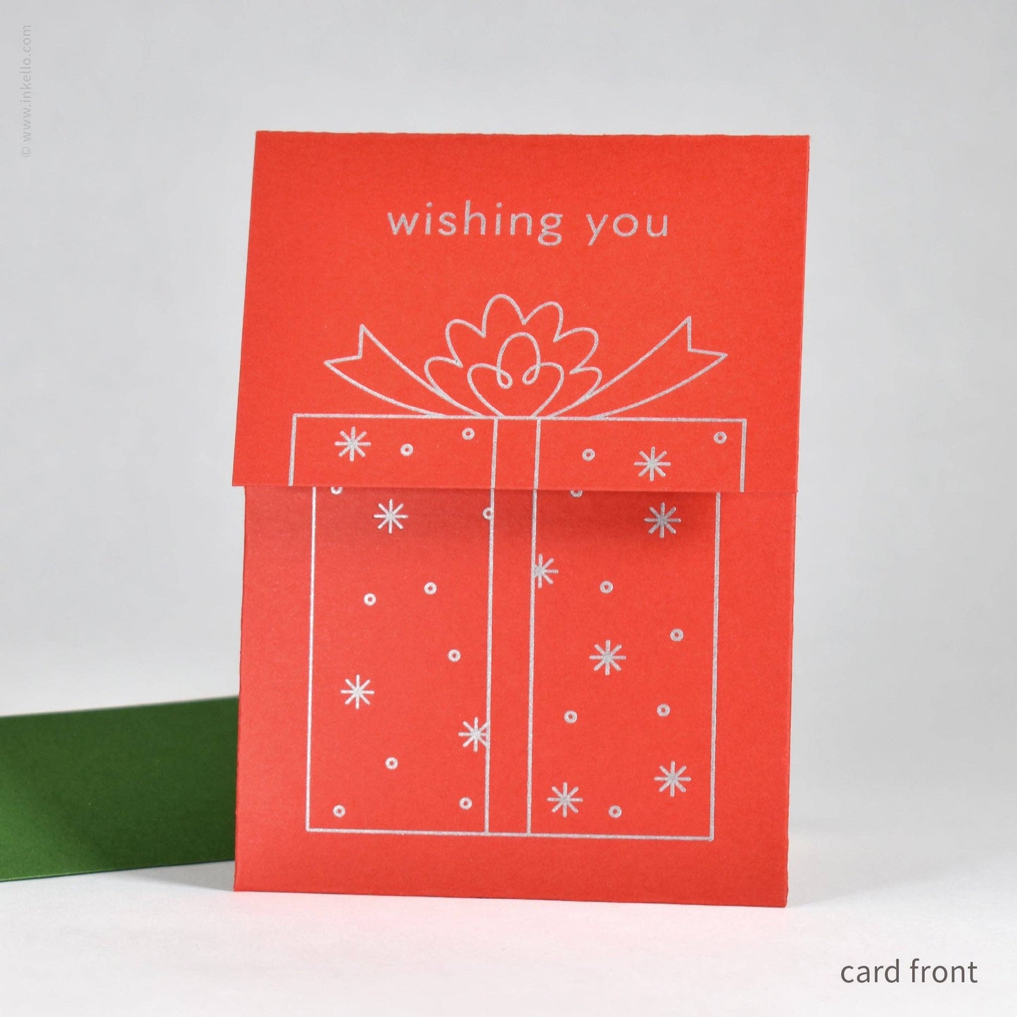 Merry Christmas Present Peek-a-Boo Card
