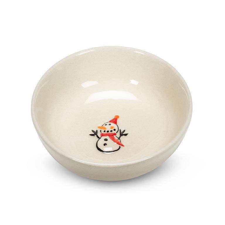 Mini Bowl with Snowman 3"D