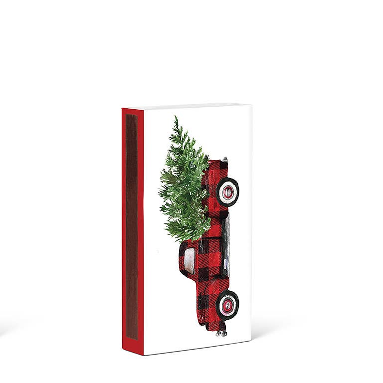 Buffalo Check Truck Matches 4"L