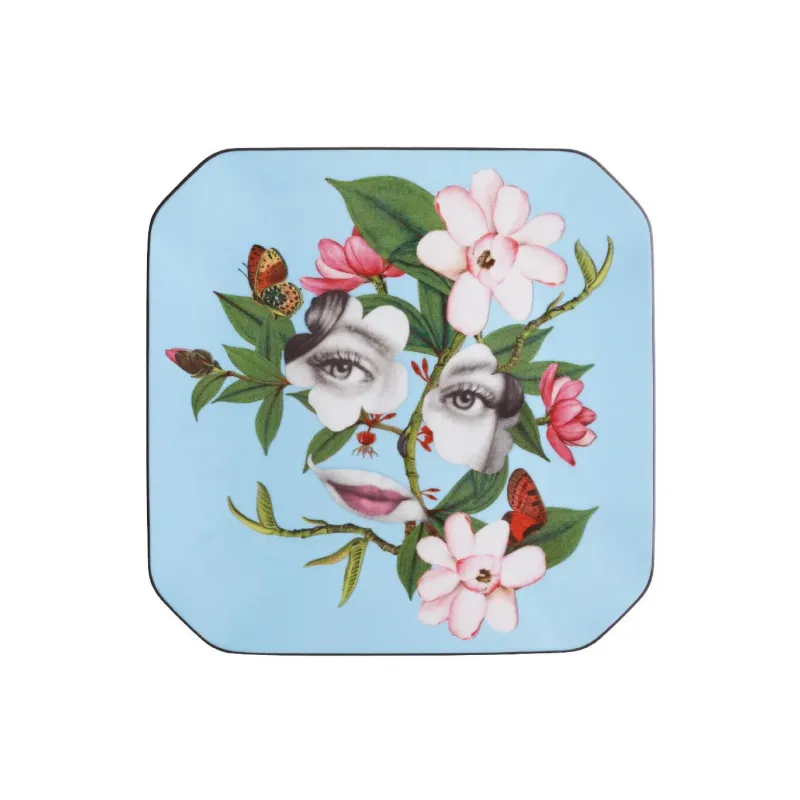 Christian La Croix Porcelain Fête Vos Jeux Set 4 Dessert Plates by Vista Alegre