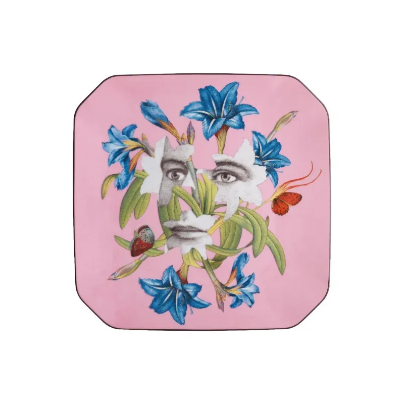 Christian La Croix Porcelain Fête Vos Jeux Set 4 Dessert Plates by Vista Alegre